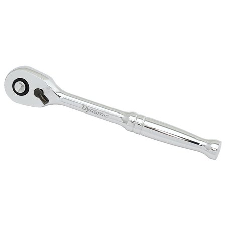 DYNAMIC Tools 1/4" Drive 108-Tooth Chrome Ratchet D001309